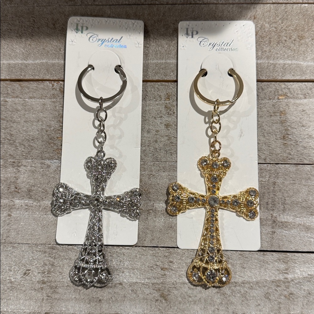NWT Cross Keychains/Purse Charm